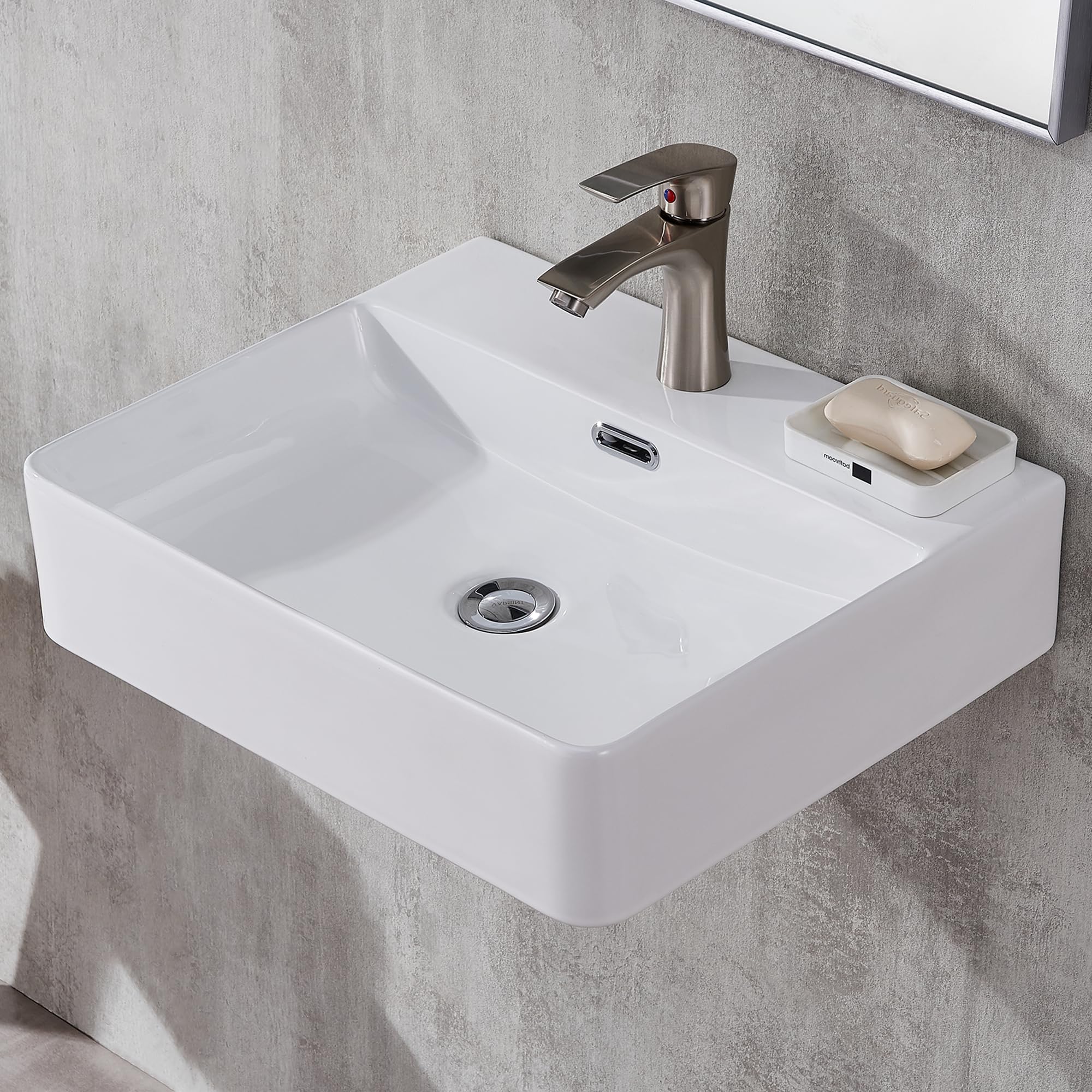 a-chan　0527 IKEBANA Wall Mounted Bathroom Vessel Sink, 20